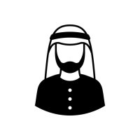 arab-man-icon-isolated-on-white-background-vector